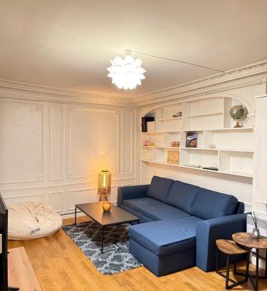 Quartier du Faubourg-Montmartre Apartamento | Opera - Beautiful One Bedroom Parisian Style