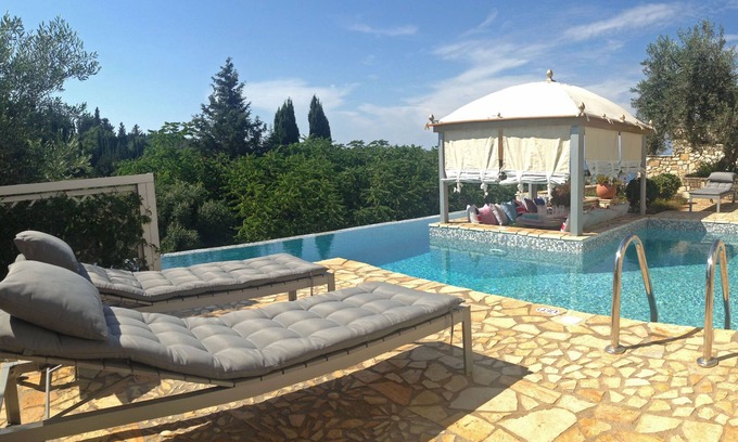 Vlachopoulatika Apartamento | Opera House & Pool - Apartamento de lujo Oro, Paxos