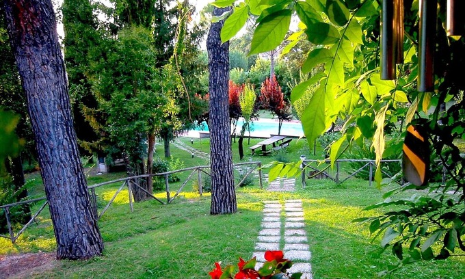 Terni Villa | Fantástica villa, piscina privada climatizada, jacuzzi, parque deportivo de 8000 m², vista al valle