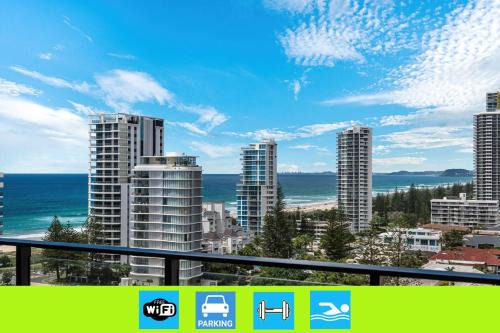 Broadbeach Apartamento | OPUS Apartment - Beach at your doorstep Short walk to light rail