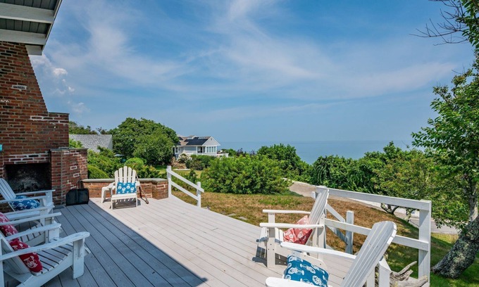 Sagamore Beach Casa | Outstanding ocean views with deeded access to a private Association beach just across the street!