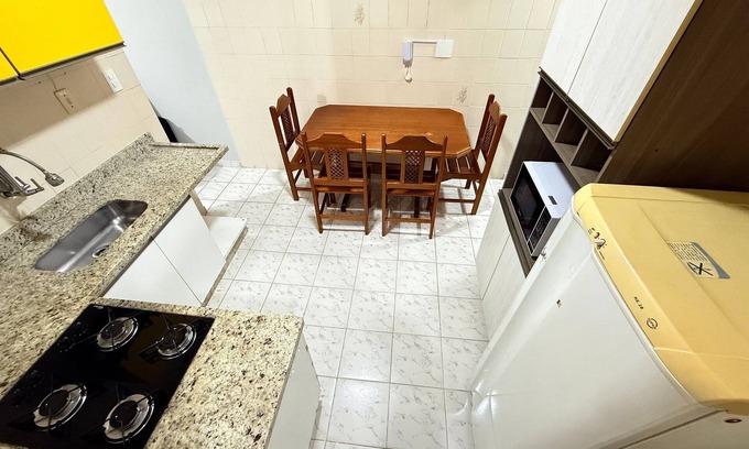Canto do Forte Apartamento | Pé na Areia Canto do Forte VI
