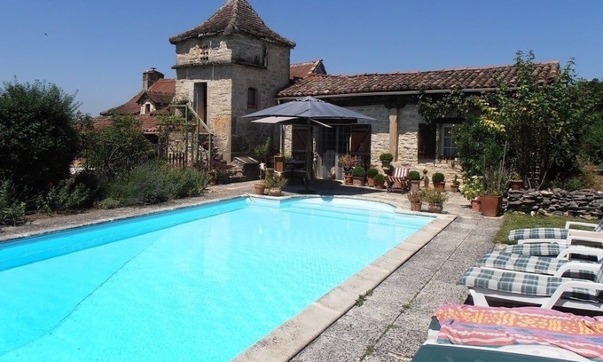 Caylus Otro | Pérard Grand Gite 7 bedrooms Private Pool