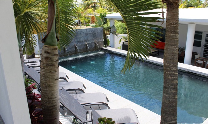 Bravos de Boston Casa | Palm Cottages - The Cottage Piscina - paraíso tropical