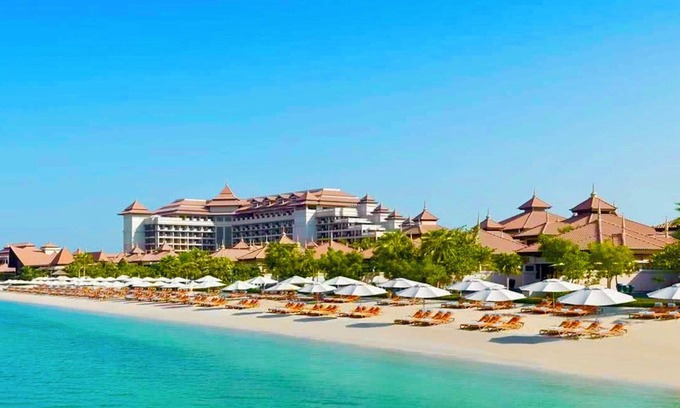Palm Jumeirah Apartamento | Palm Jumeirah, Studio, Fantastic sea, beach and skyline view, Beach