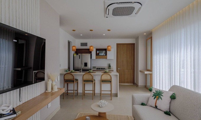 Cartagena District Apartamento | Palma del Mar-2-bedroom apartment in wonderful Cartagena de Indias with WiFi, AC