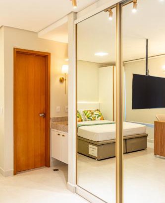 Plano Diretor Sul Apartamento | PALMAS EXPERIENCE - FLAT ACONCHEGANTE no centro