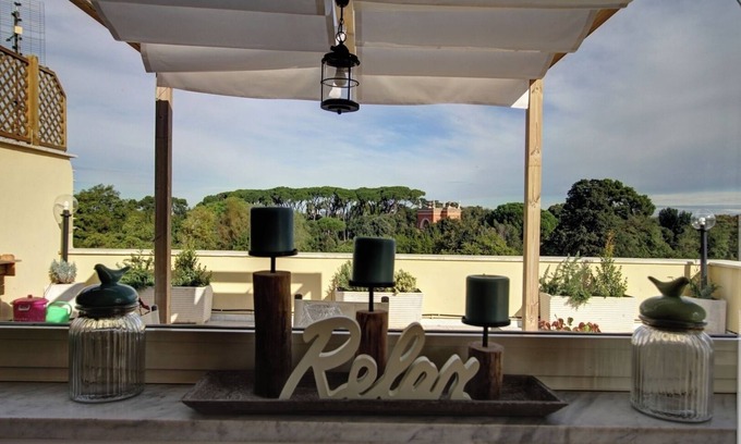 Monteverde Apartamento | TERRAZA PAMPHILI Casa de vacaciones: Techo muy acogedora superior - pruébame !!