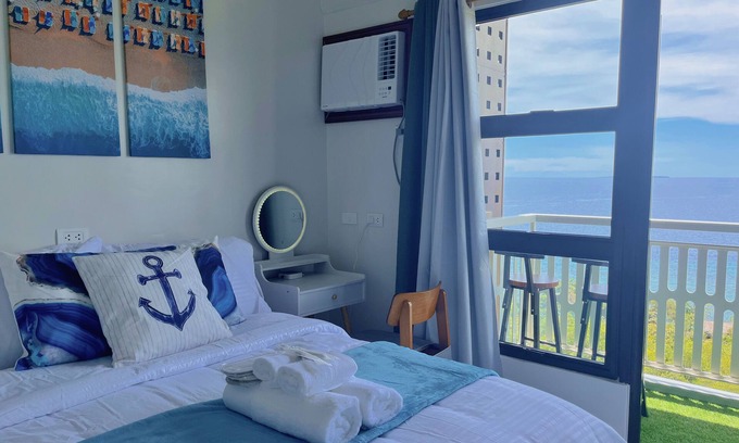 Dauis Apartamento | Panglao Sea View Condo - Pool & Wi-Fi - Suite 918