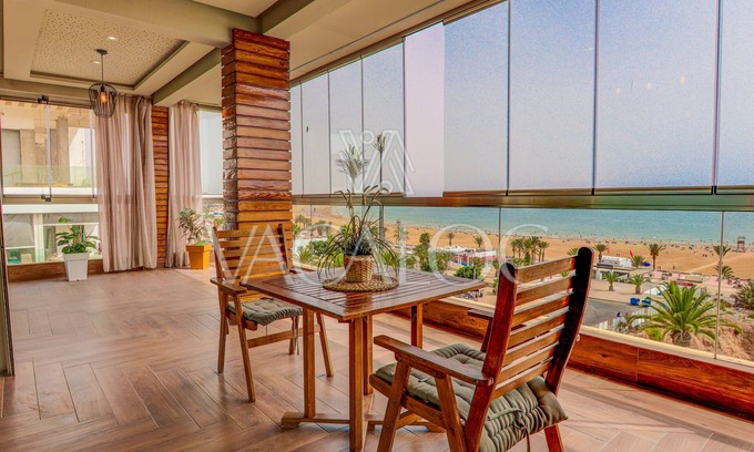 Agadir City Center Apartamento | Apartamento-De Lujo-Baño para personas con movilidad reducida-Vista al mar-Pa...