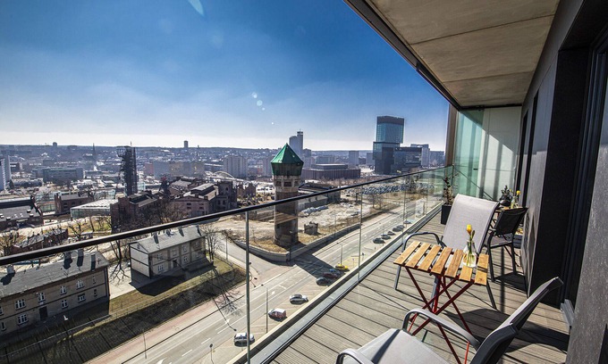 Katowice Apartamento | Panorama Penthouse AC 100m2 city center