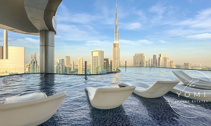 Downtown Dubai Apartamento | Panoramic Burj view, Infinity pool, Luxury 2 Bedroom