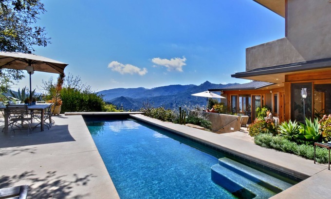 Topanga Casa | Panoramic mountain vista retreat surrounded by nature and Malibu beaches nearby.