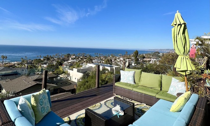 Sunset Cliffs Casa | Vista panorámica del océano En Sunset Cliffs - La mejor vista en Point Loma!