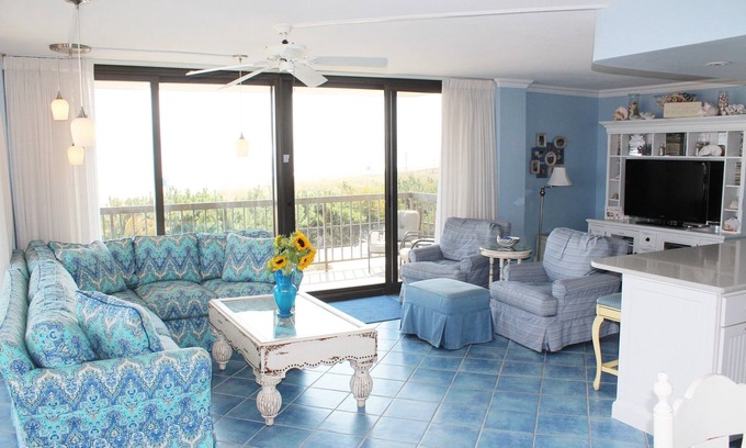 Bethany Beach Condominio | Vista panorámica del océano en todas las estaciones. Disfruta el Festival de Invierno de las Luces-Nov / Dic