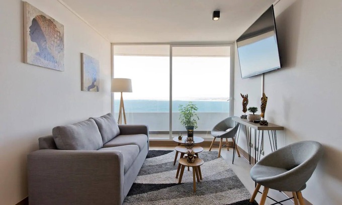 Concon Apartamento | VISTA PANORÁMICA 180º BAHÍA DE CONCÓN, DESDE UN PISO 19 !