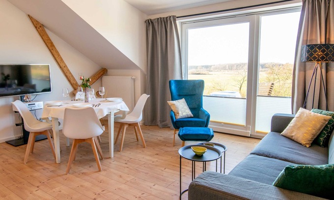 Zarrendorf Apartamento | Panoramic view 2 - Landhaus Wiesenblick