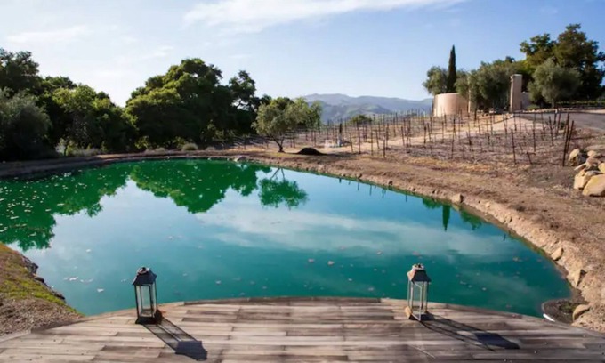Santa Barbara County Cabaña | Papillion Rouge Stone Cottage