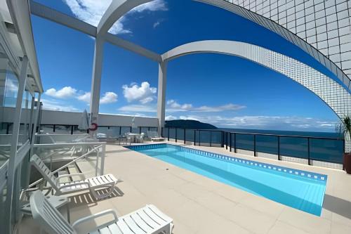 Boqueirao Apartamento | Paraíso Frente ao Oceano: Vista Deslumbrante
