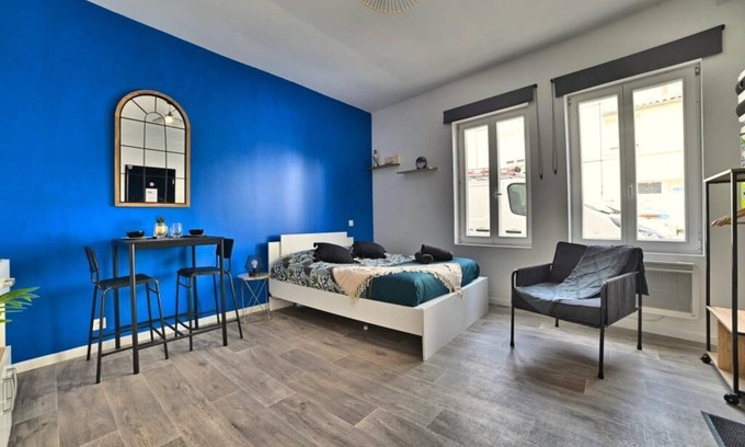 Saintes Apartamento | Paradis Bleu - Hypercentre, 4K TV, Netflix, Fibre