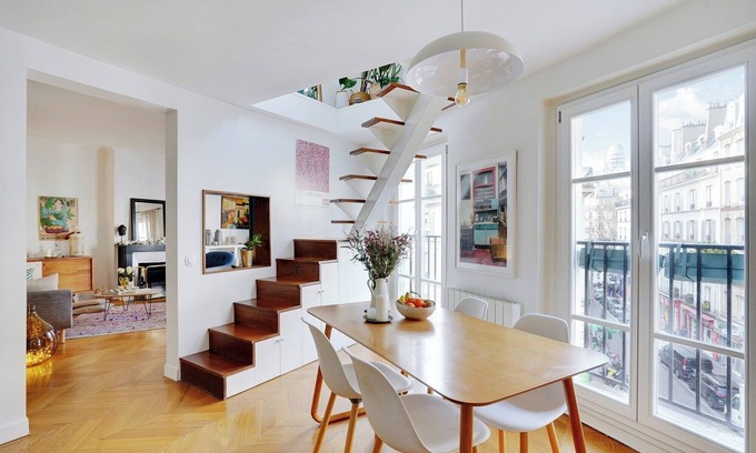 Saint-Vincent-de-Paul Apartamento | Paris with a view : a 2 bedroom apartment overlooking the Sacré Coeur