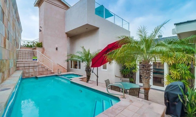 La Jolla Mesa Casa | Patio and rooftop ocean/bay views, pool & hot tub
