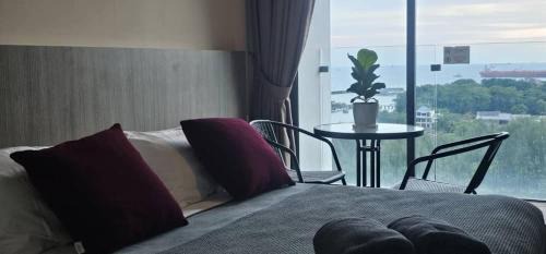 Kampung Bahasa Kapor Apartamento | PD D'Wharf The Bay Superior Queen Room SeaView Balcony