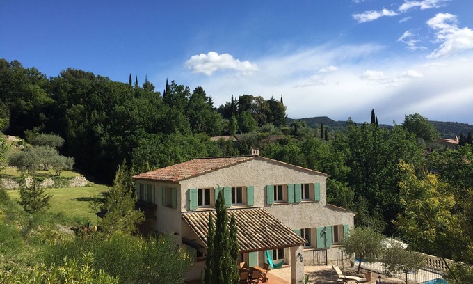 Seillans Villa | Tranquilidad en la piscina grande en un lugar privado - Villa Christiane