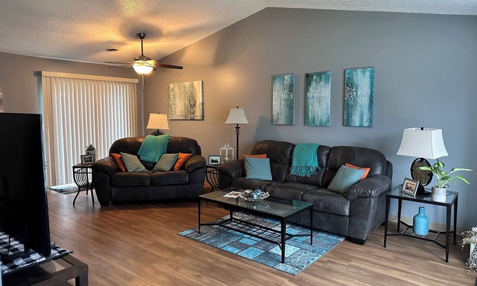 Roseau Casa | Peaceful 2-bedroom townhome in Roseau, MN with attached garage!