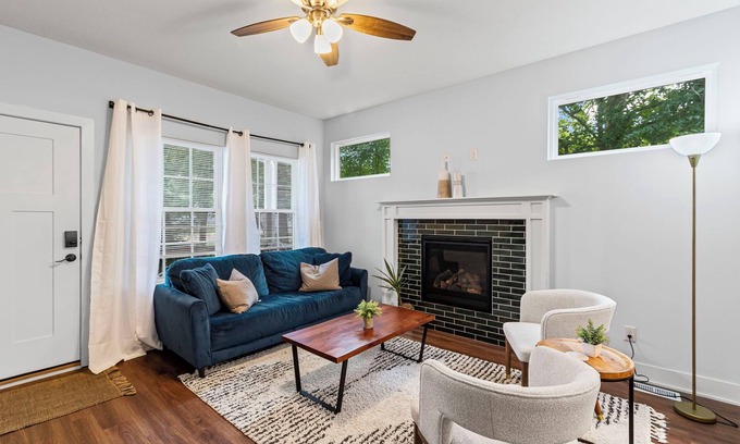 Blue Township Casa | Peaceful 4BR Home w/Porch, Deck & Wooded Views Perfect for Families and Friends