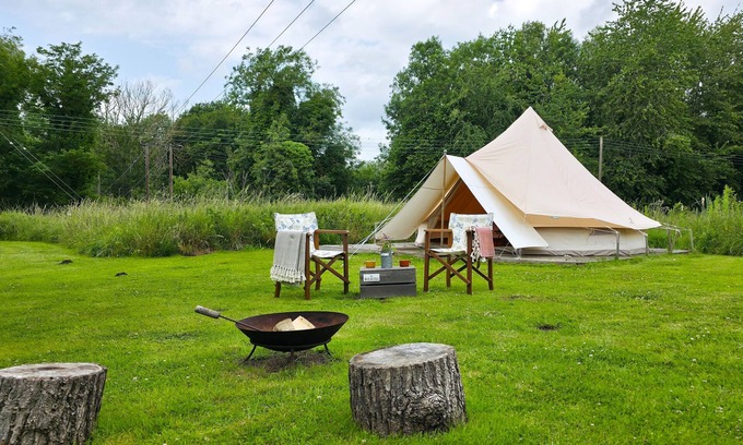 Swannington Cabina | Peaceful and hidden away in rural Norfolk, Bulrush sits amongst wild flowers.