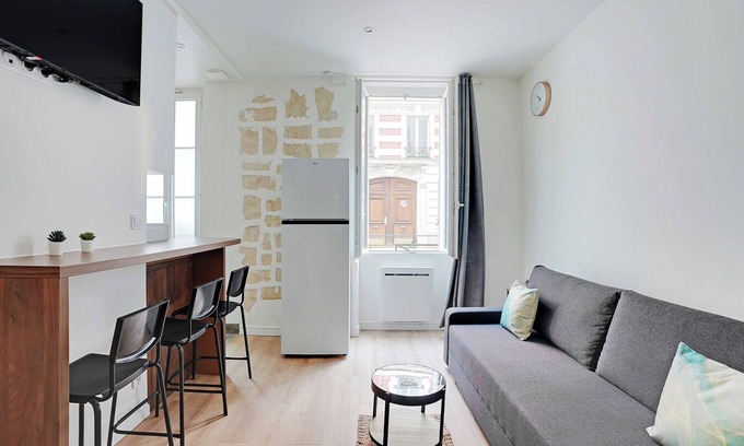 Levallois-Perret Apartamento | Apartamento tranquilo - 1BR/4P - Levallois-Perret