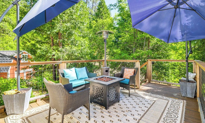 Twain Harte Casa | Peaceful Forest Views & Patio: Twain Harte Home