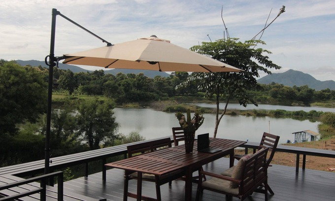 Mae On Casa | Lago tranquilo y vista a la montaña - Chiang Mai Mae en aguas termales
