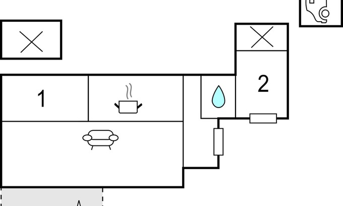 Stavsjo Casa | Alojamiento de 2 habitaciones en Lidhult