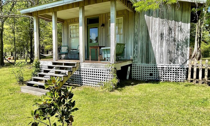 Shaw Cabaña | Casa privada en una hermosa finca en el corazón del Delta del Mississippi