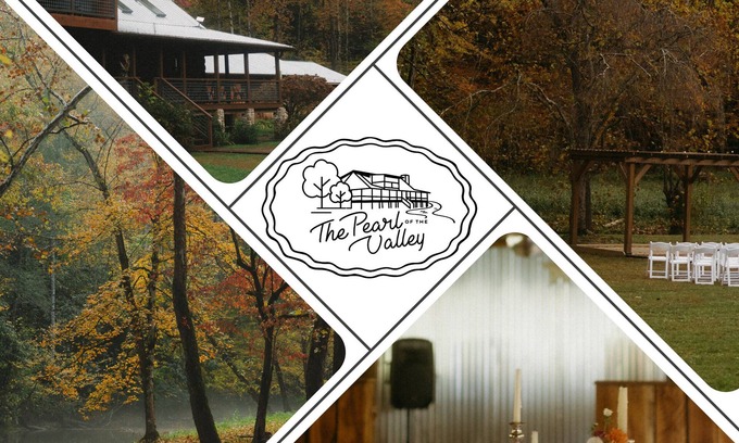 Sevierville Cabina | Pearl of the Valley Wedding Venue: 120 Picturesque Acres/ Private River Frontage