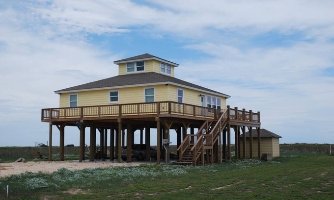 Matagorda Casa | Pelican Point - A sólo pasos de la playa.