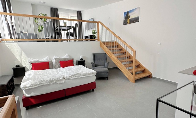 Sankt Leonhard Apartamento | Penthouse 9 - Double Bed with Kitchen and Rooftop Terrace