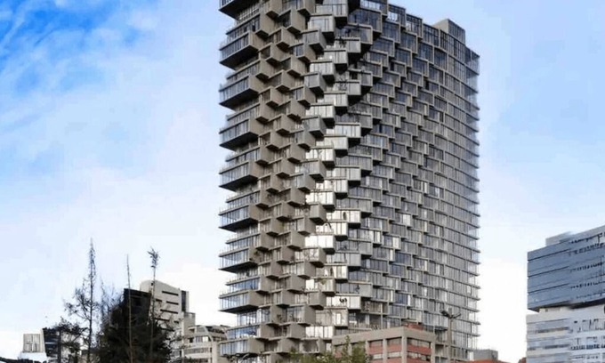 La Carolina Apartamento | Penthouse de Lujo en el IQON piso 28 vista loca