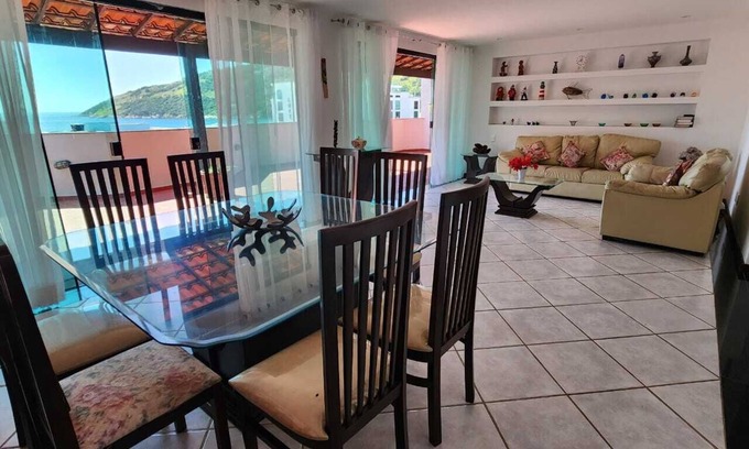 Sao Vicente de Paula Apartamento | Penthouse in Prainha – 4 Bedrooms, Sea View and Barbecue Waiting for You!