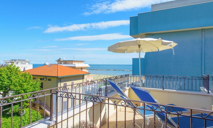 Viserbella Apartamento | Ático en Viserba, con gran terraza con vistas al mar, con fantásticas vistas panorámicas.
