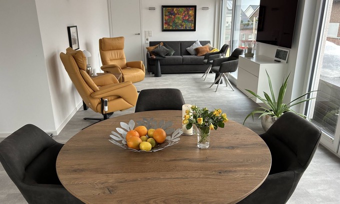 Jever Apartamento | Penthouse Jever - Großzügige Dachterrasse