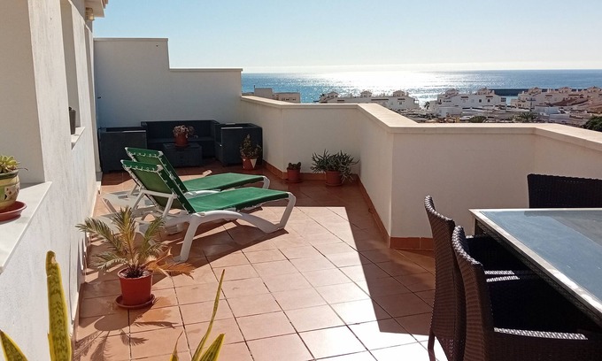 Roquetas de Mar Casa | Ático en la Playa de la Romanilla, vista increible al Mar