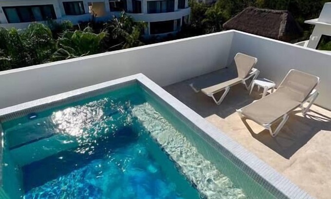 Francisco Uh May Apartamento | Penthouse-Jacuzzi privado, piscina en la azotea