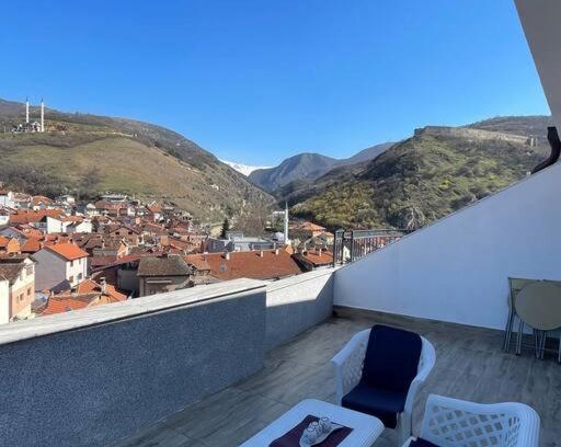 Prizren Apartamento | Penthouse with castle view