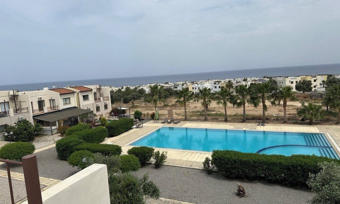 Esentepe Casa | penthouse with rooftop, 2 balcony ocean & mountain view pool beachfront BBQ wifi