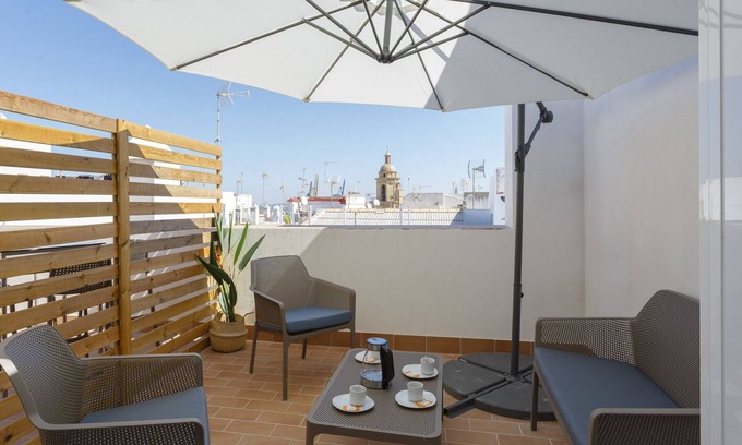 Old Town Apartamento | Atico con terraza - BRUJULA by Cadiz4Rentals