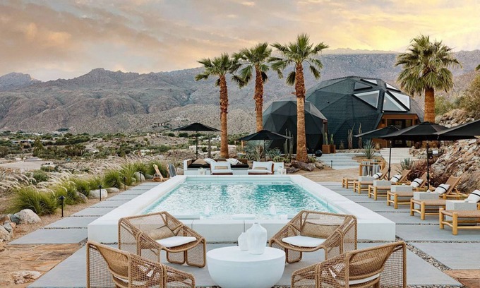 Palm Desert Casa | Perch – Rare Resort-Style Geo Dome w/ Pickleball Redefining Group Travel Experience