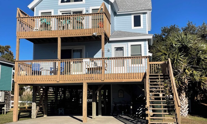 Nags Head Casa | Perfecto y asequible Beach Vacation Home! Impresionantes vistas de la puesta de sol!